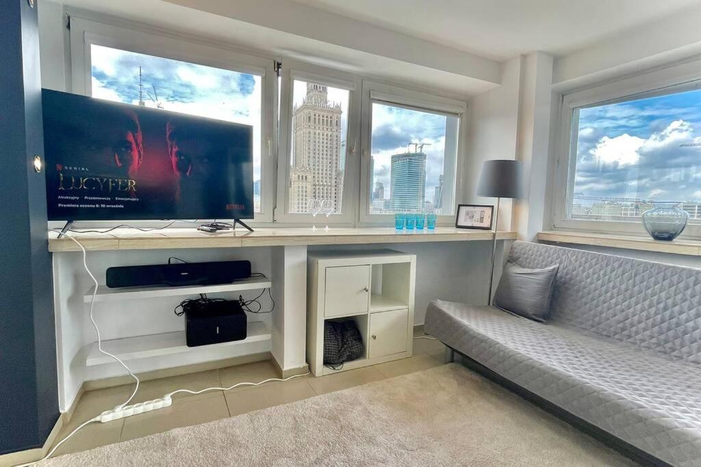 Sawa Apartment 2Xmetro Wifi 500 Mbs 50'Tv Netflix Hbo Appletv+ Βαρσοβία Εξωτερικό φωτογραφία